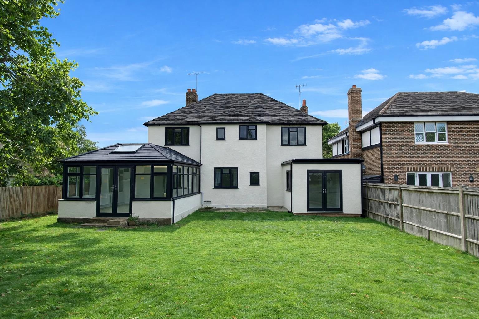 The approved proposed extension at Upfield, Horley
